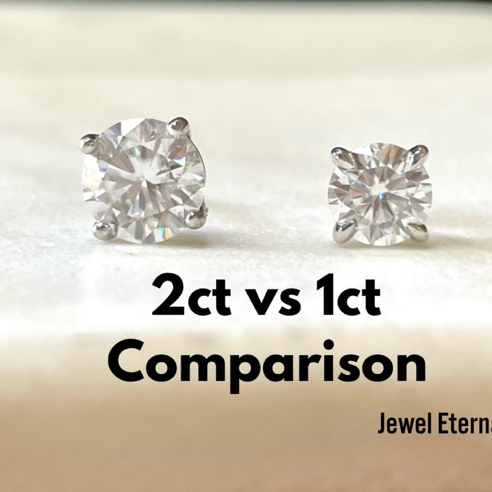 🍁New🍁 1ct Drop Earrings (2tcw) - Rhodium platinum over Sterling Silver - Picture 7 of 9